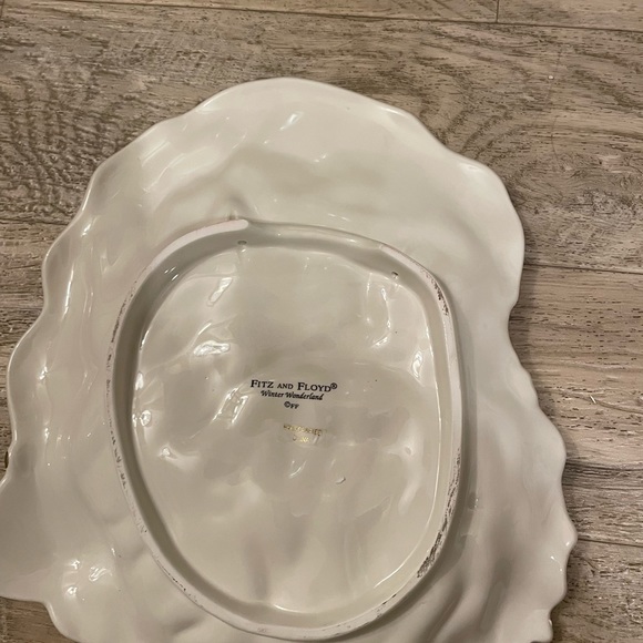 Fitz And Floyd Winter Wonderland Server Set // Christmas decor - Picture 9 of 10